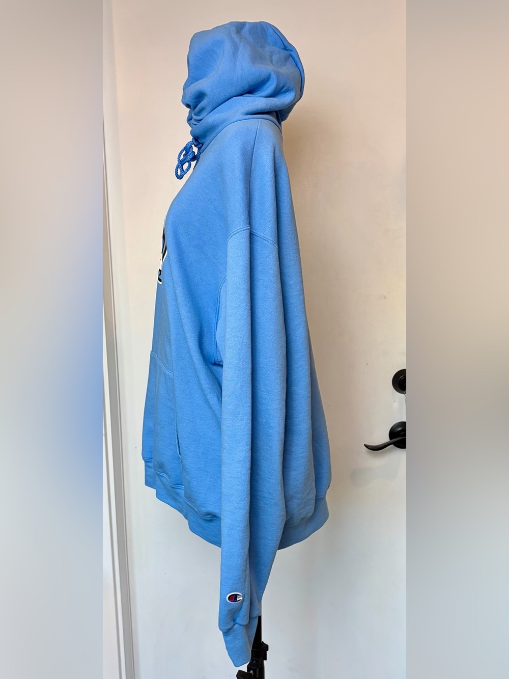 Champion UNC Carolina Blue Pullover Hoodie, Graphic design, Men’s L, EUC - Picture 4 of 10
